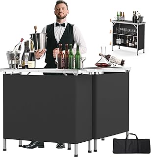 VINGLI Portable Bar Table
