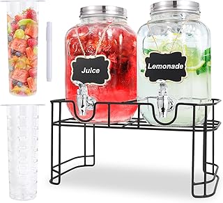 Glass Party Drink Dispensers