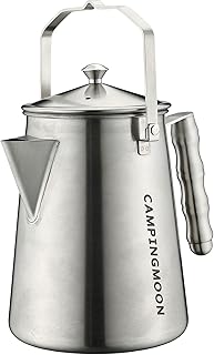 CAMPINGMOON Stainless Campfire Kettle