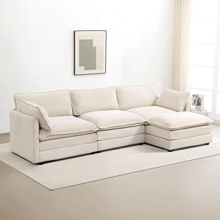 ROWHY 4-Seat Corduroy Sectional Sofa
