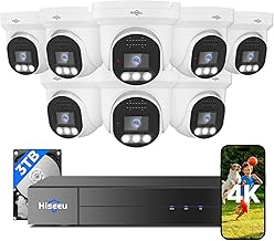 Hiseeu 4K 8MP Security System