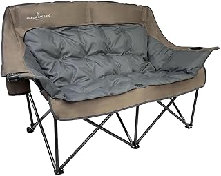 Black Sierra Double Camping Chair