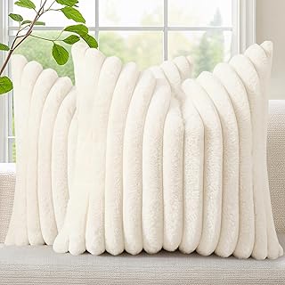 Faux Fur Christmas Pillow Covers