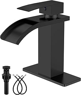 Matte Black Waterfall Faucet