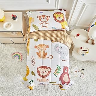 Joyreap Zoo Theme Toddler Bedding