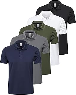 ZENGVEE Quick-Dry Golf Shirts