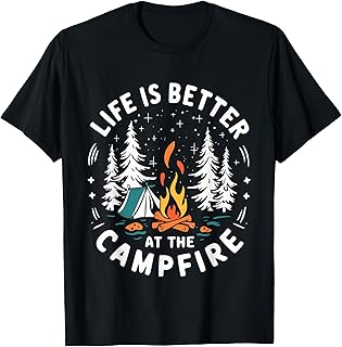 Campfire Humor Camping T-Shirt