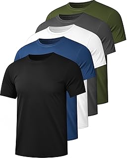 Kinglaman Quick Dry Workout Shirts