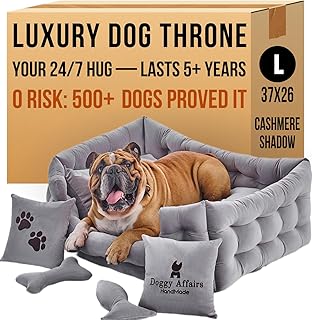Velvet Dog Throne