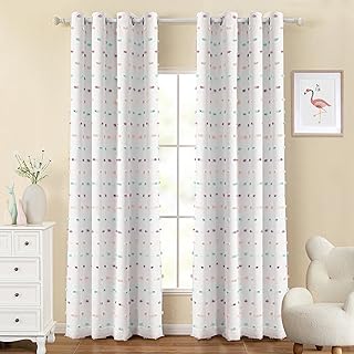MYSKY Kids Blackout Rainbow Curtains