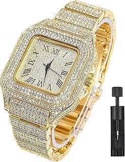 Apzzic Diamond Gold-Plated Watch