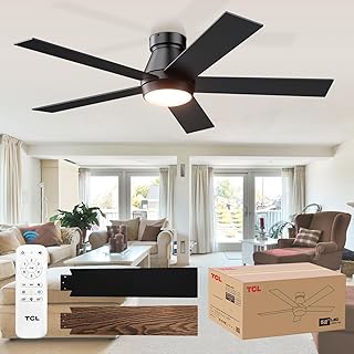 TCL Black Low-Profile Ceiling Fan