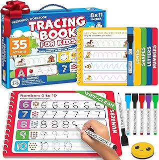 Preschool Learning & Tracing Book