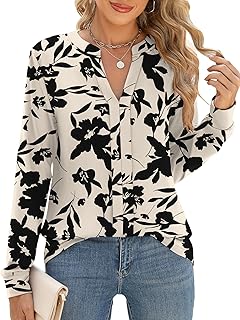 Micoson Trendy Business Casual Blouse