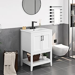 Yaheetech 24'' Modern Bathroom Vanity