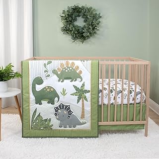 Peanutshell Dinosaur Dreams Crib Set