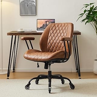 YFO Brown Leather Executive Chair