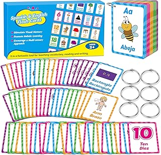 Bilingual Toddler Flash Cards