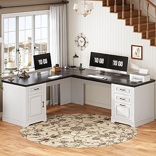 SEDETA Executive L-Shaped Desk
