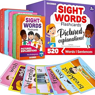 QUOKKA Sight Words Flash Cards