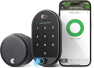Yale August Wi-Fi Smart Lock with Keypad Touch in Black