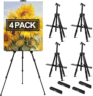 AROIC Adjustable Art Easel 4-Pack