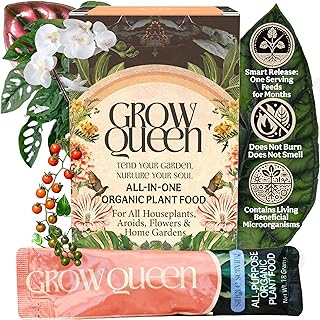 All-in-One Complete Organic Plant Food, Indoor Plant Food for Houseplants, Organic Fertilizer for Vegetable Gardens, 7 Formulated Single Servings Feeds 14 gal Fast and Slow Release