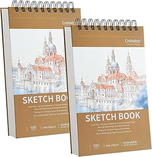 Crehatos Spiral Bound Sketch Pad