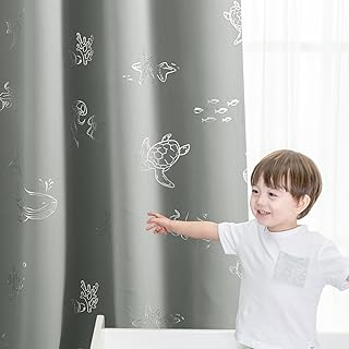 Vangao Kids Ocean Blackout Curtains