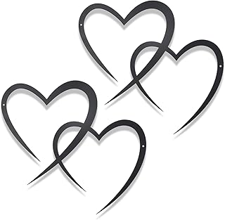 Infinity Heart Metal Wall Decor