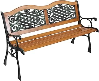 VINGLI Arched Back Garden Bench