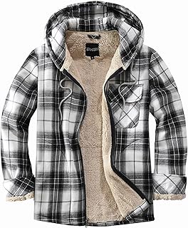 Elesuit Men's Plaid Fleece Hoodie