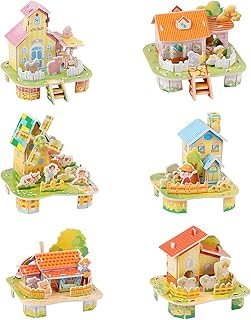 LOMIMOS 3D DIY House Puzzles