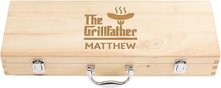 Custom BBQ Grill Set for Dad