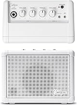 Carry-on Mini Speaker - Amplifier for Electronic Guitars and Drums, Keyboards, Digital Wind Instruments and Microphones - Portable Speaker with Dual Input Channels & Expandable Stereo Option