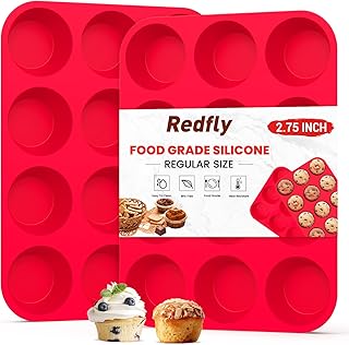 Redfly Silicone Muffin Pans