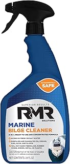 RMR Marine Bilge Cleaner, Professional Strength Cleaning Wash, Odor Remover & Protectant, Safe & Sustainable Boat Maintenance Supplies, 24 Ounce Spray