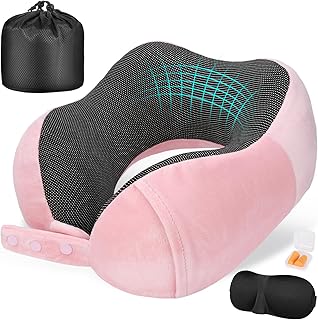 Memory Foam Travel Neck Pillow