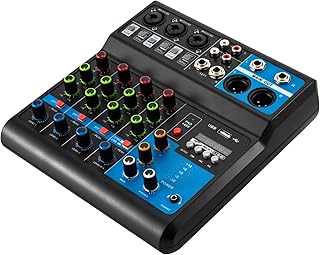 5-Channel Bluetooth DJ Mixer
