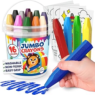 Jumbo Non-Toxic Toddler Crayons