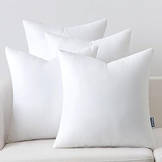MIULEE Premium Square Pillow Inserts