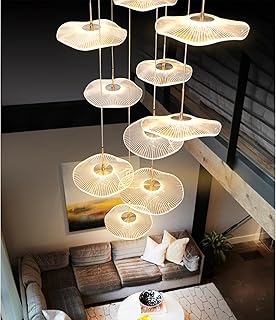 Ziidoo Gold Spiral Lotus Chandelier