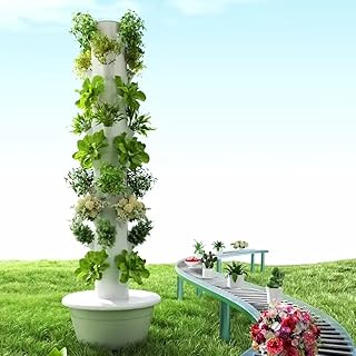 Hydroponic 9-Layer Grow Tower