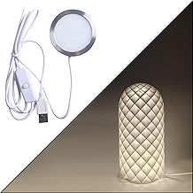 FYSETC 3D Printer Parts - Craetive DIY LED Lamp Kit: Only Hardware Accessories NO 3D Printed Parts, Bright Light Energy-efficient Custom Lighting Project for Pure White Nightlight Models