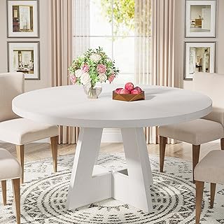Tribesigns Round Wood Dining Table