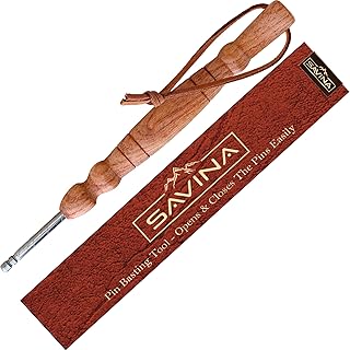 Savina Pin Basting Tool - Opens & Closes The Pins Easily, Saves Your Finger When Pinning Quilt - A Handcrafted Sewing Tool for Quilters & Sewers.