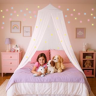 Princess Bed Canopy with Stars