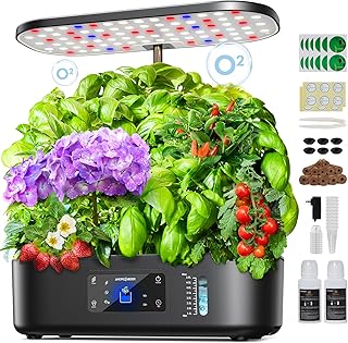 Ahopegarden 12-Pod Hydroponics Kit