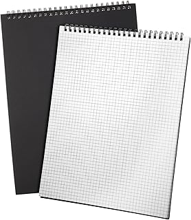 A4 Spiral Graph Paper Notebooks
