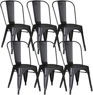 Stackable Metal Dining Chairs